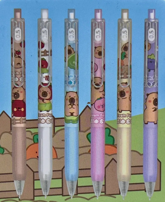 Capybara Blind Box Gel Pen Vol.4