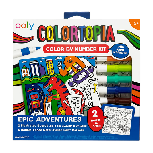 Colortopia Color By Number- Epic Adventure