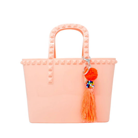 Tiny Jelly Tote Bag - Pink