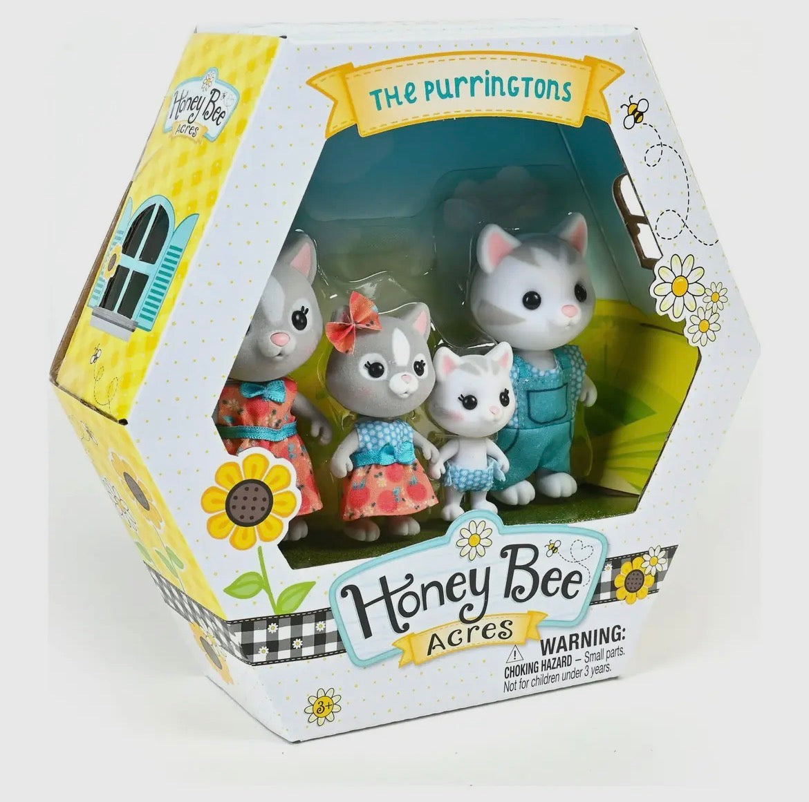 Honey Bee Acres The Purringtons Cat Family Set