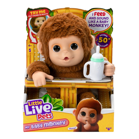 My Live Pet Baby Monkey Plush