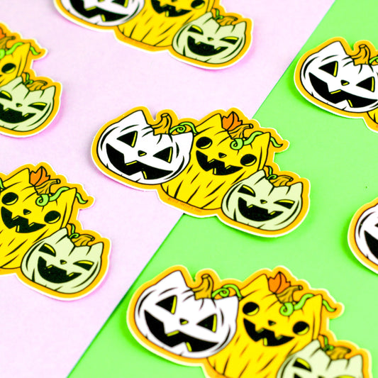 Pump-Kitten Patch Vinyl Sticker