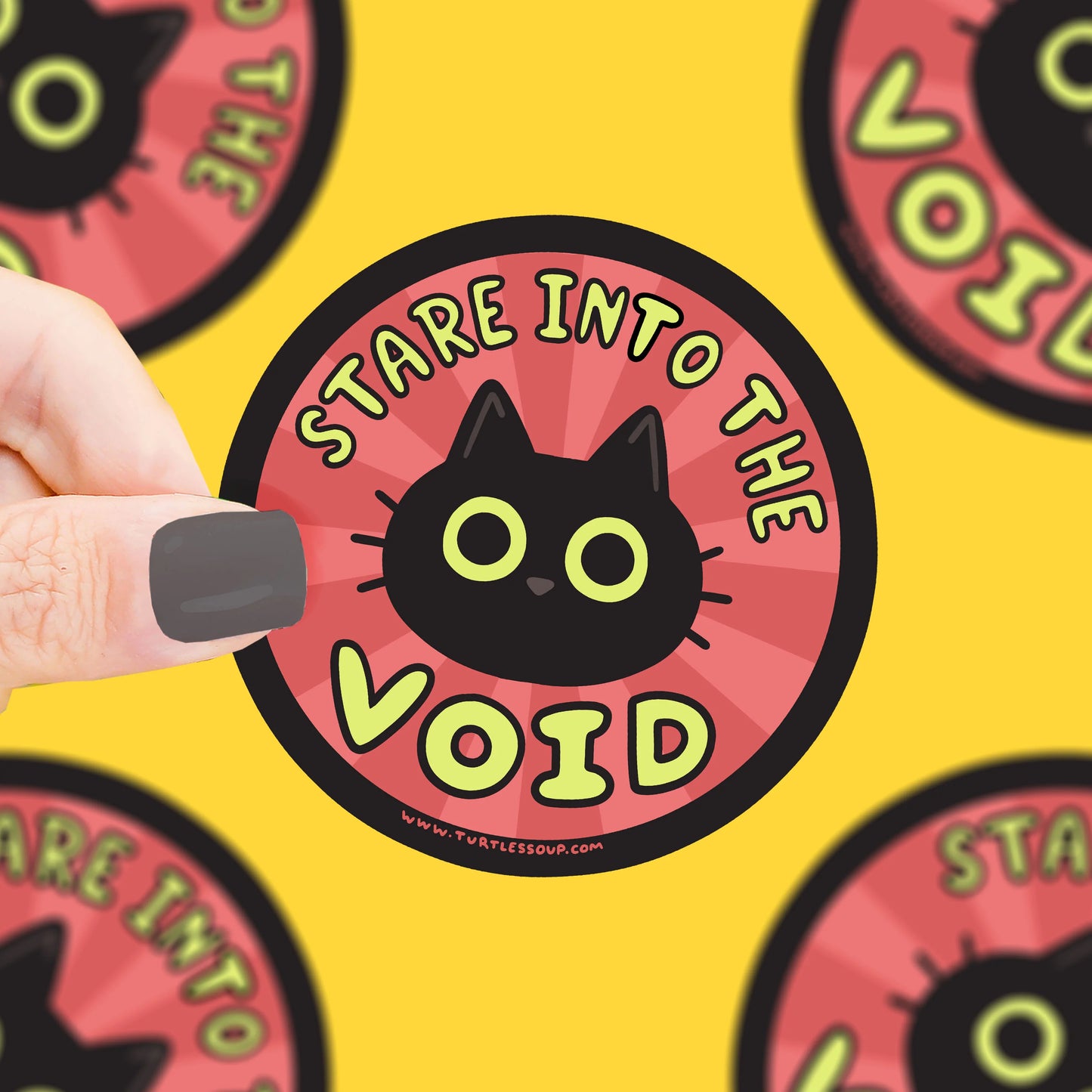 Stare Into the Void Vinyl Sticker