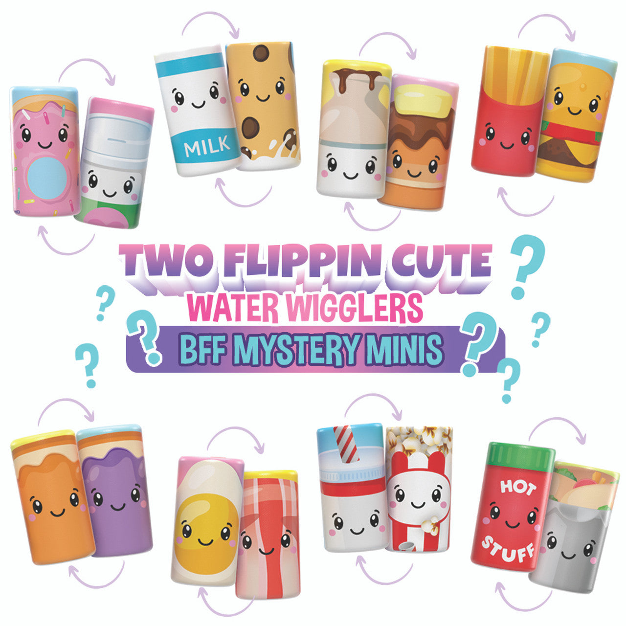 Two Flippin Cute Plush Water Wiggler Mystery Mini