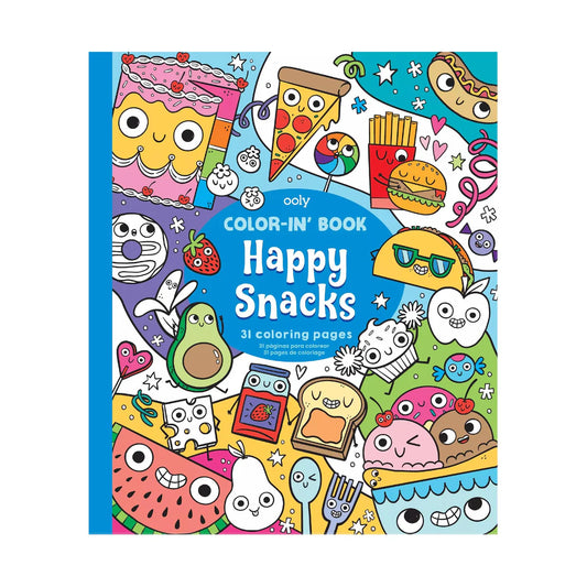 Color-in’ Book: Happy Snacks