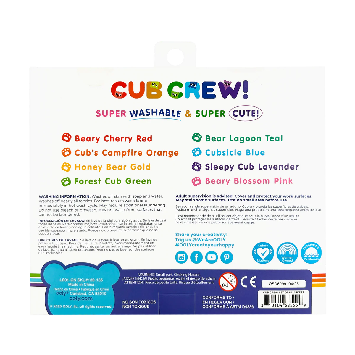 Cub Crew Washable Markers