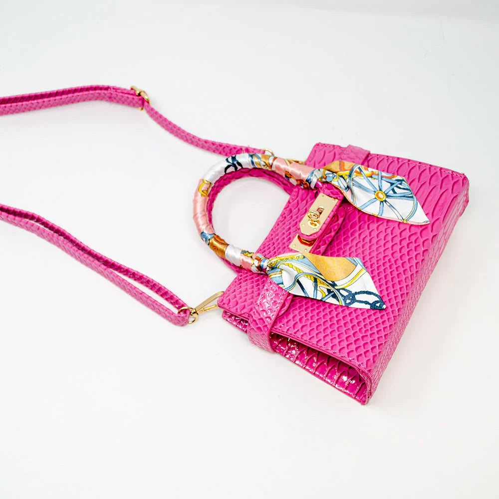 Crocodile Scarf Handbag