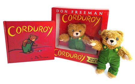 Corduroy Book and Bear Set