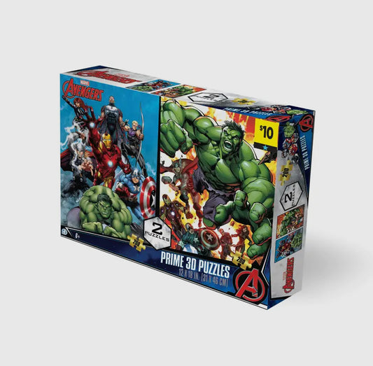 Marvel Avengers 2 in 1, 200pc Puzzle