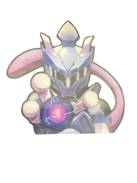 Mewtwo 3D Sticker