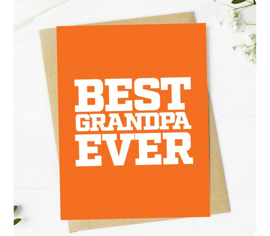 Best Grandpa Ever Greeting Card