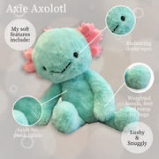 Mint Axie Axolotl Lushee 16 inches