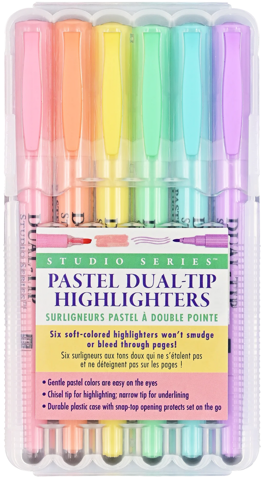 Studio Series Pastel Duel-Tip Highlighters