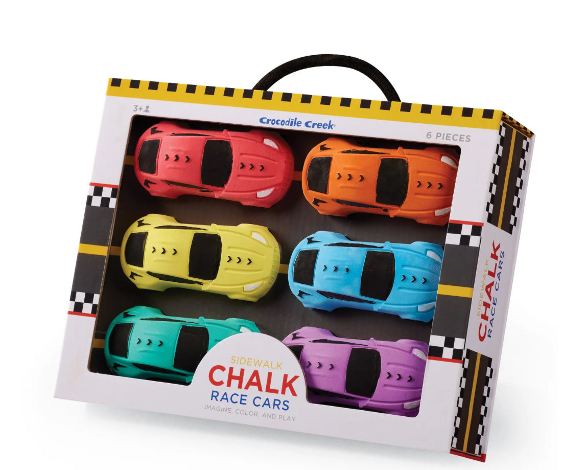 Chalk Race Cars