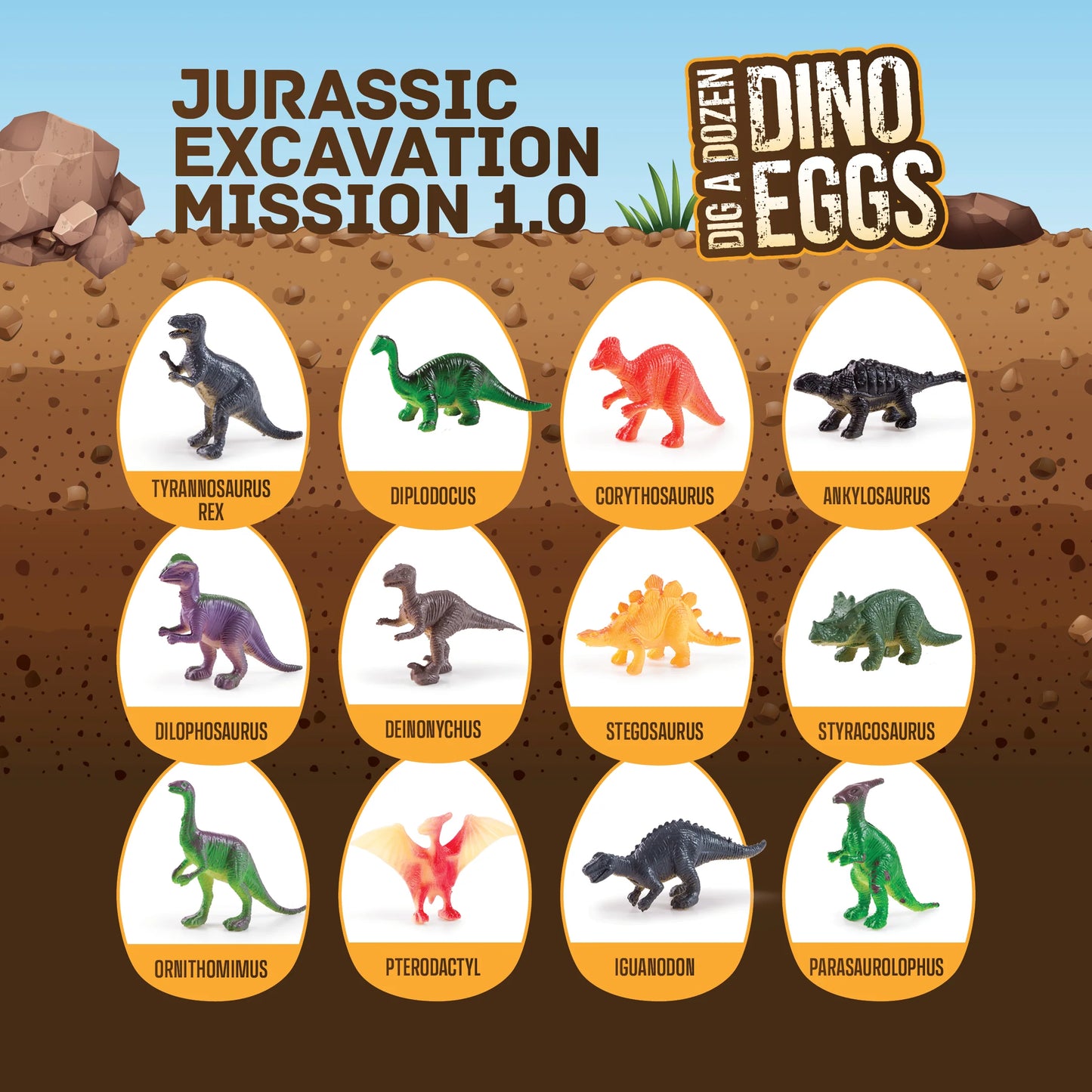 Dig a Dozen Dino Eggs