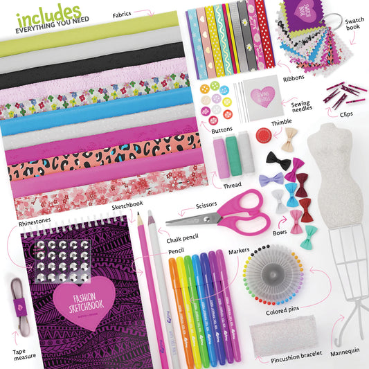 Fashion Boutique Designer Studio- Sewing Kit for Kids