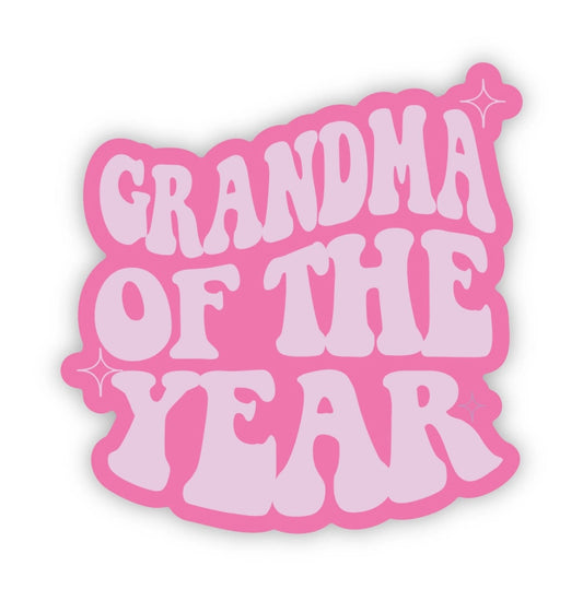 Grandma of the Year Sticker