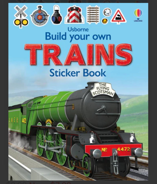 Build your own Trains Sticker Book