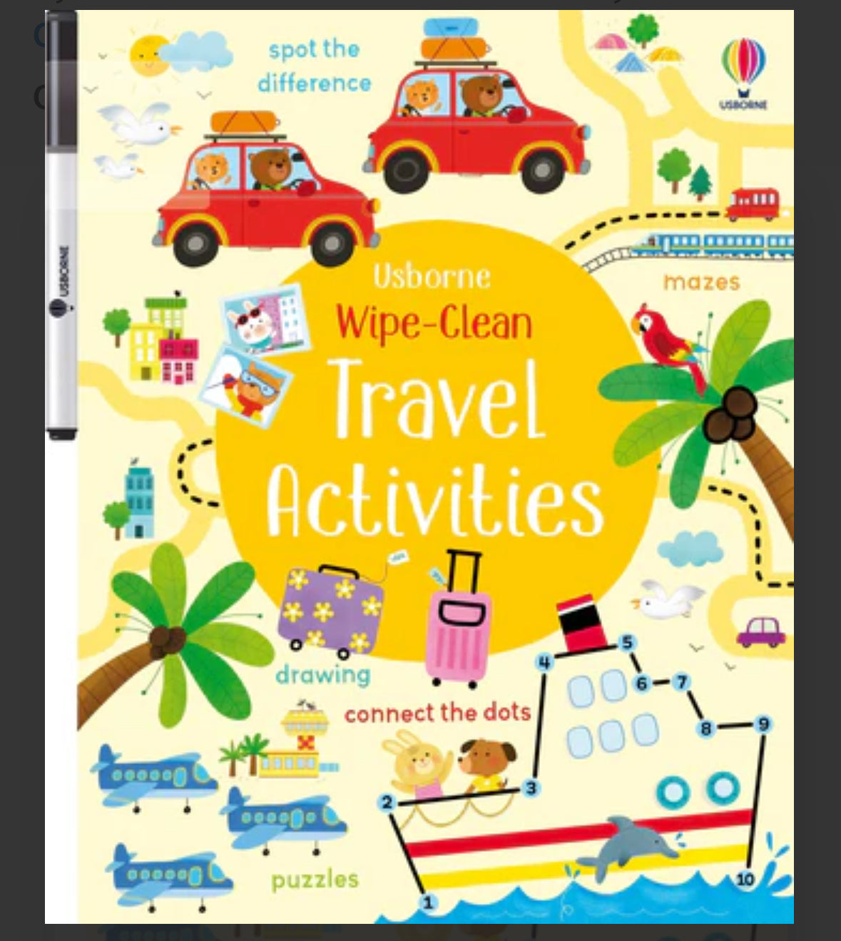 Wipe-Clean Travel Activities