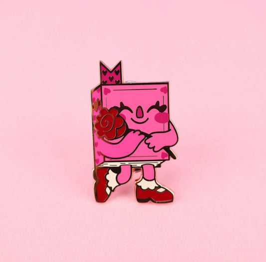 Romance Book Enamel Pin