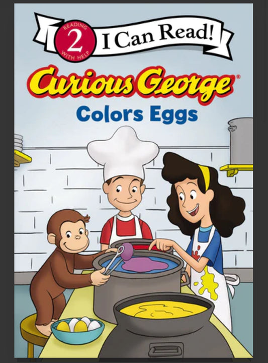 Curious George Colors Eggs