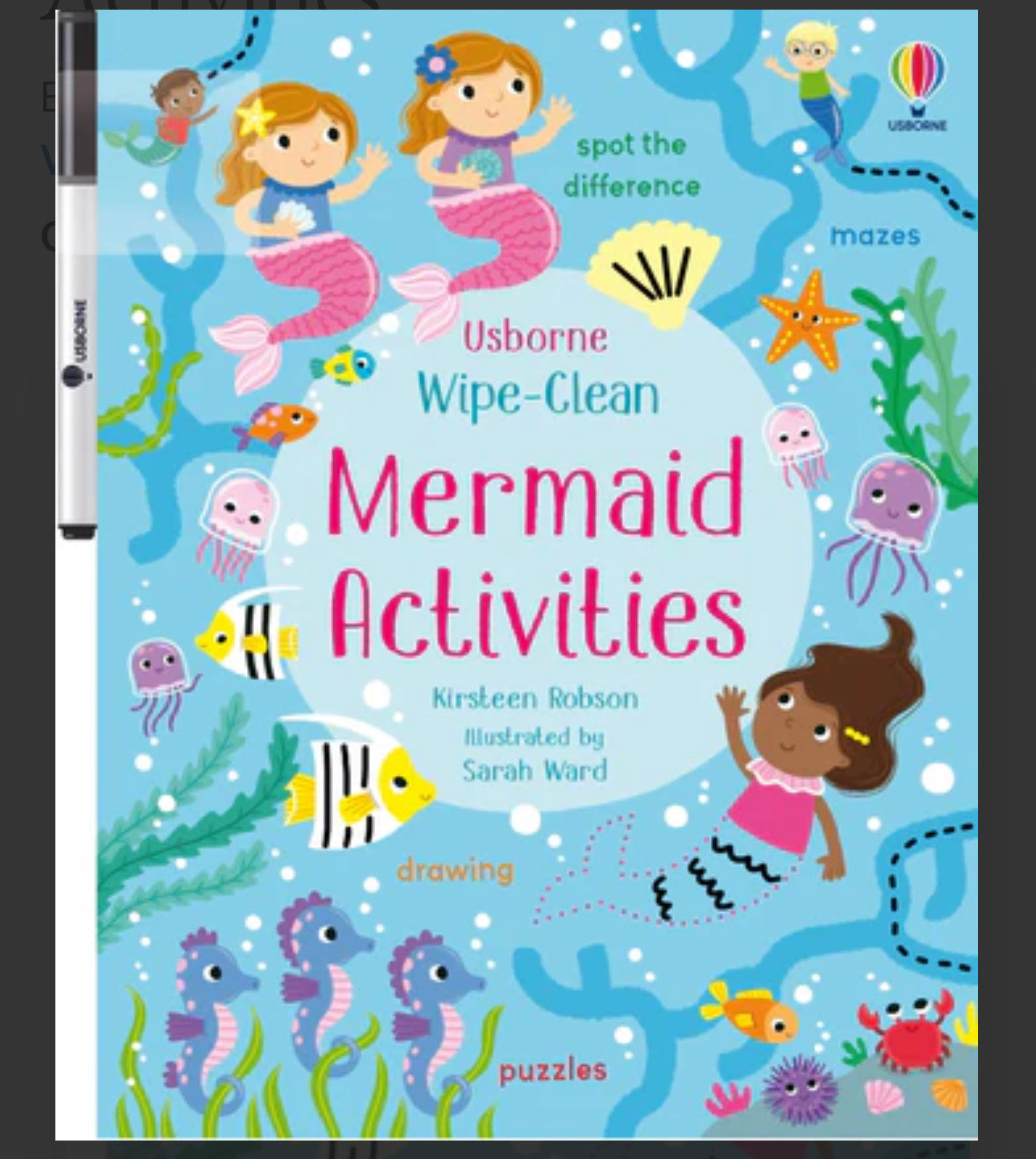 Wipe-Clean Mermaid Activities