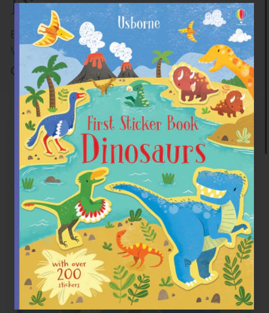 First Sticker Book Dinosaurs