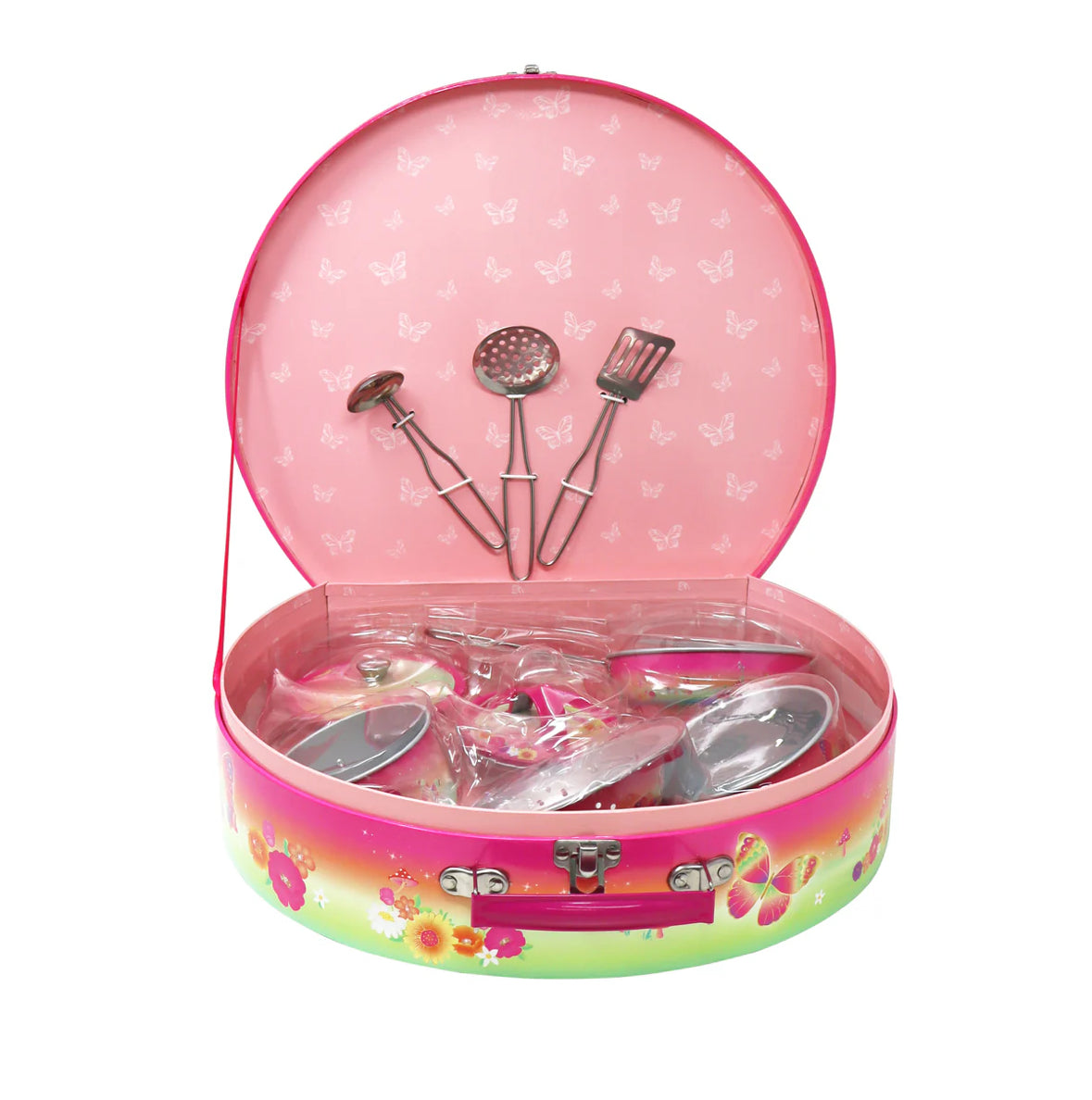 Rainbow Butterfly Cooking Set In Carry Case