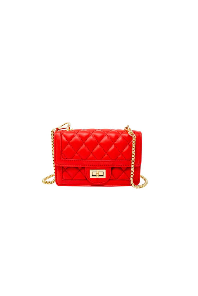 Red Classic Large Flap Handbag