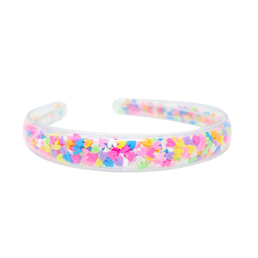 Confetti Hearts Headband