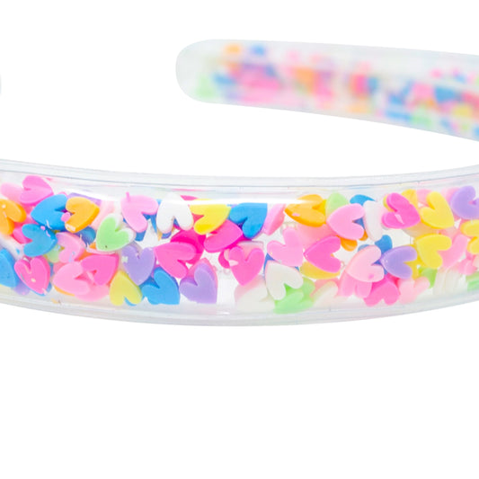 Confetti Hearts Headband