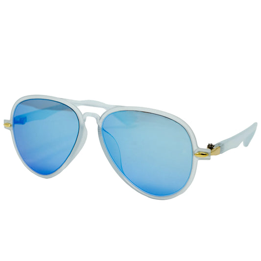 Cool Blue Aviator Sunglasses