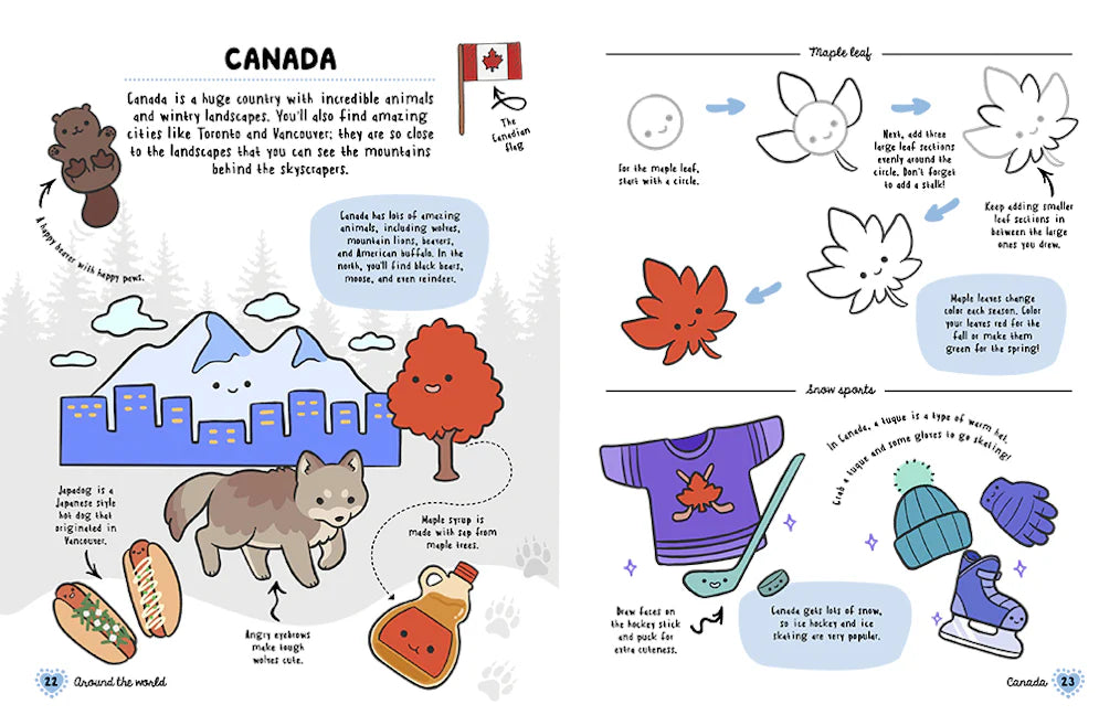 How To Draw Cute Stuff Around The World