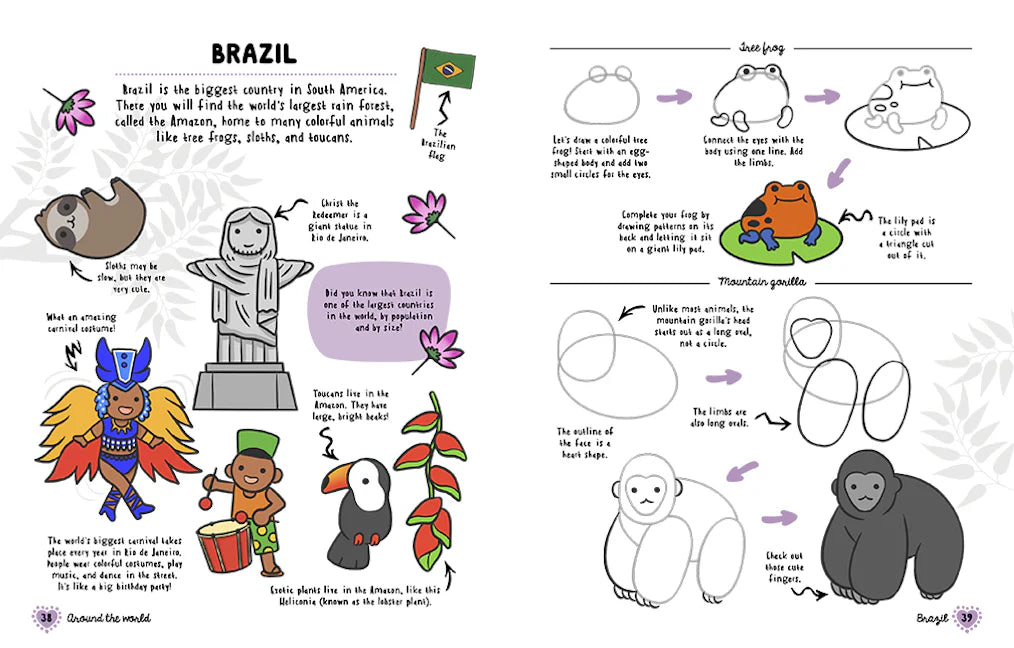 How To Draw Cute Stuff Around The World