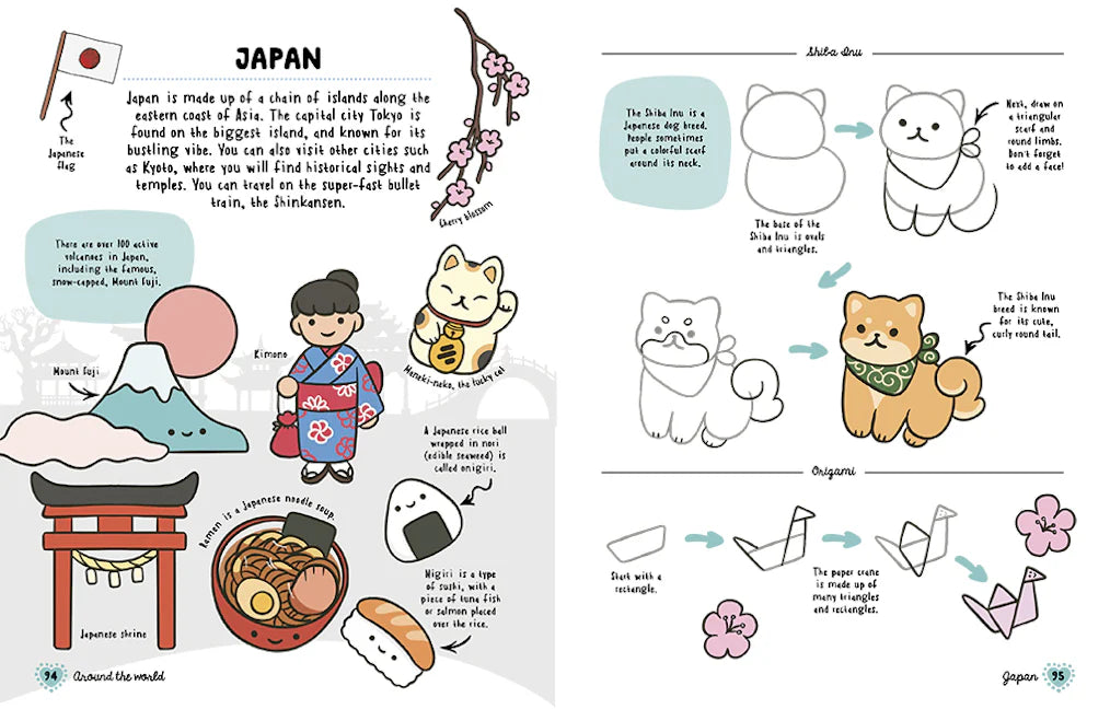 How To Draw Cute Stuff Around The World