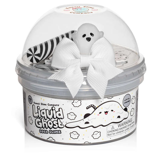 Liquid ghost boba slime