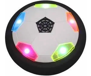 Glowing air soccer disc