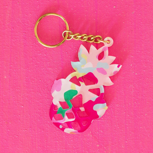 Tootsie Fruity Pineapple Keychain