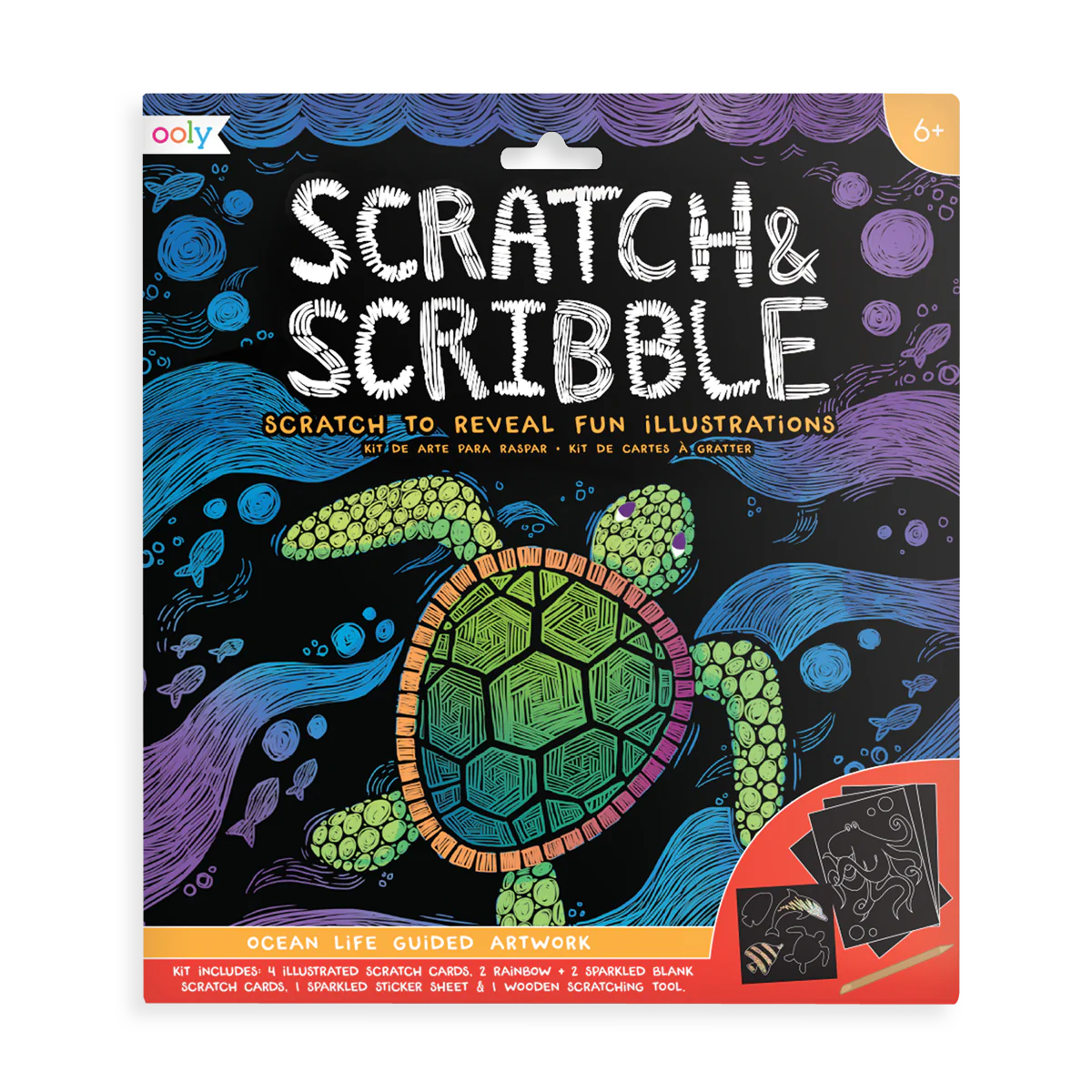 Scratch & Scribble: Ocean Life