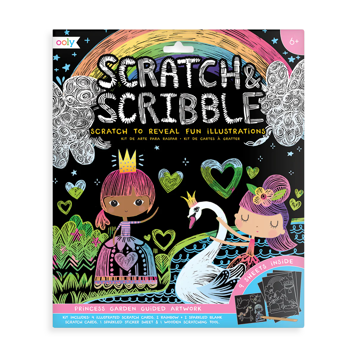 Scratch & Scribble: Princess Garden