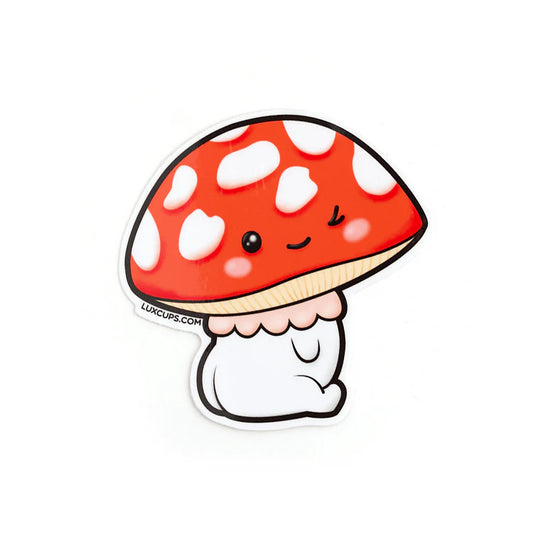 Red Mushroom Sticker