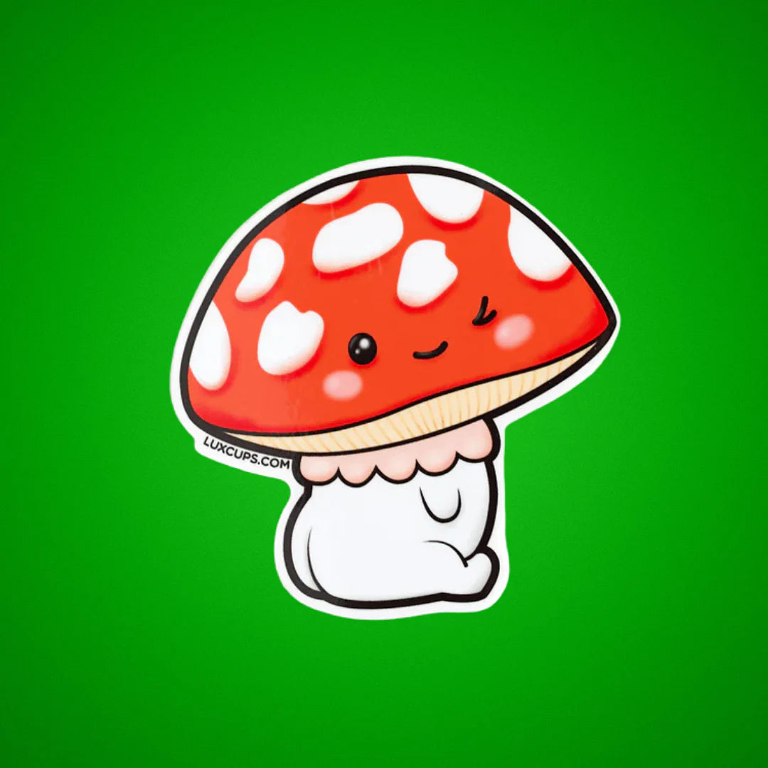 Red Mushroom Sticker