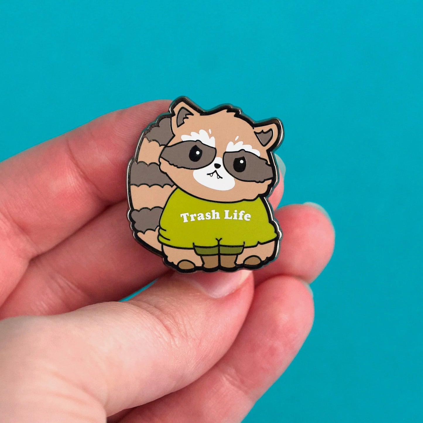 Raccoon Enamel Pin