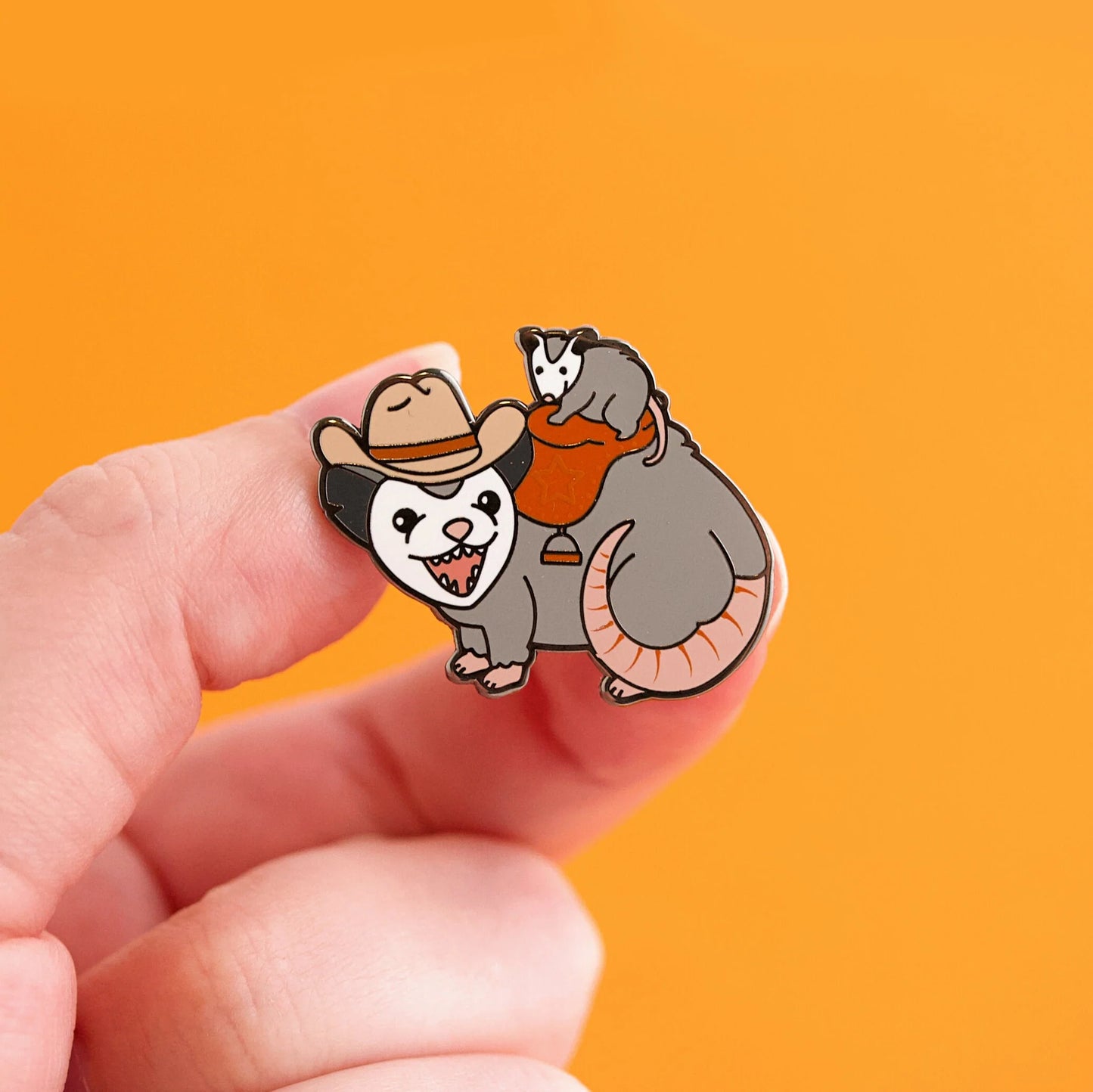 Possum Posse Enamel Pin