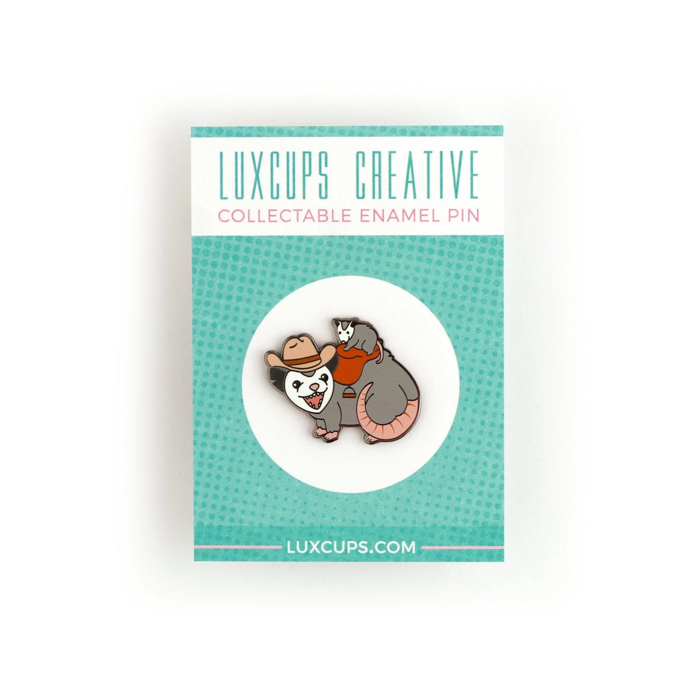 Possum Posse Enamel Pin