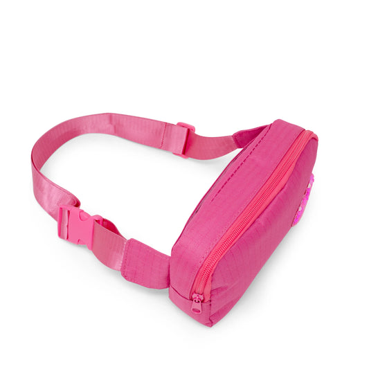 Sequin Heart Belt Bag- Hot Pink