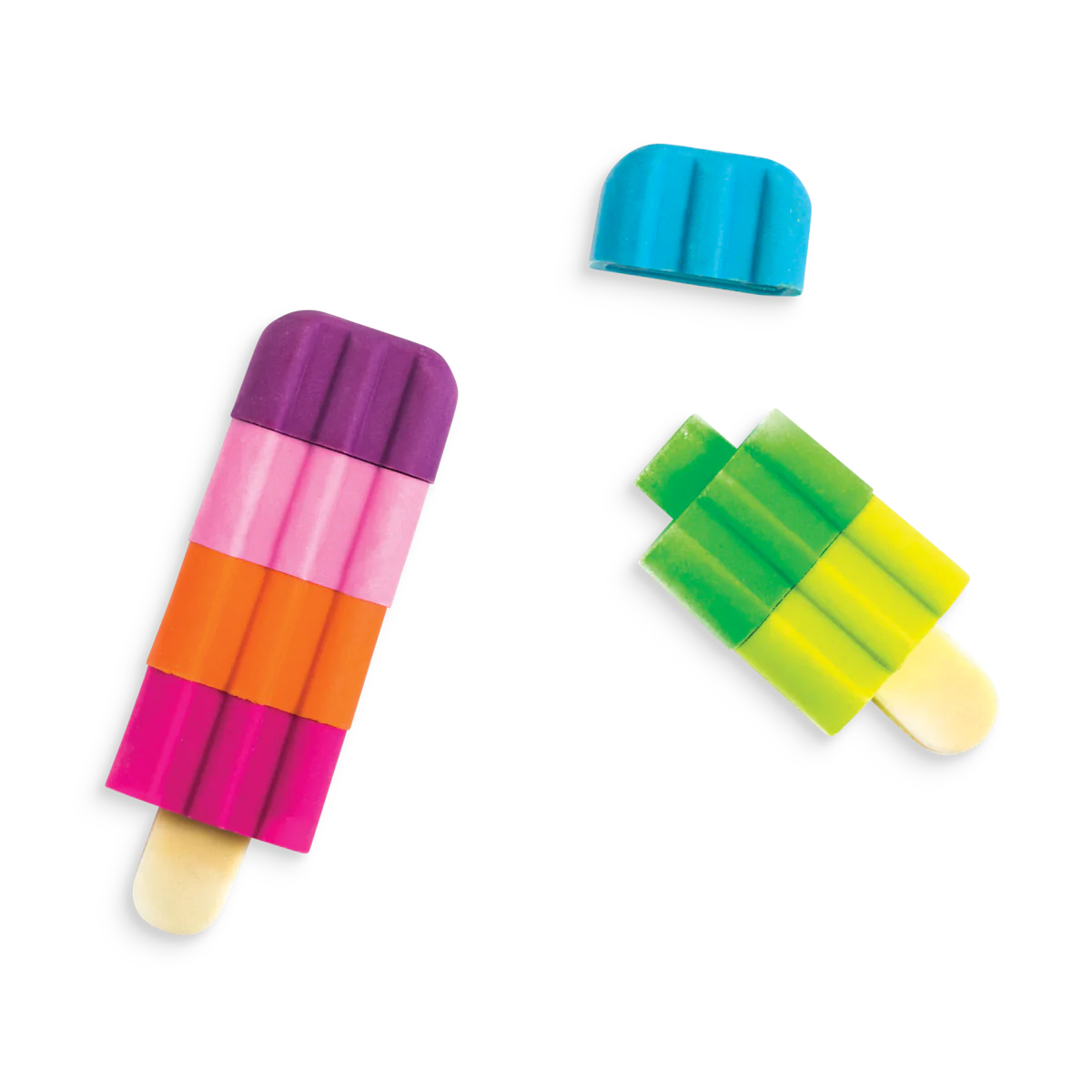 Icy Pops- Fruit Scented Puzzle Erasers