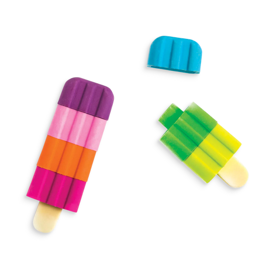 Icy Pops- Fruit Scented Puzzle Erasers