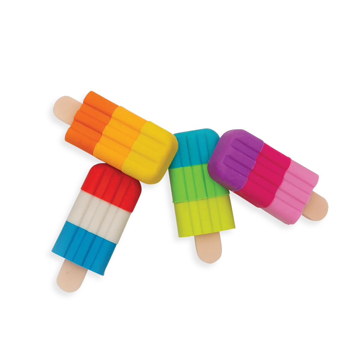 Icy Pops- Fruit Scented Puzzle Erasers