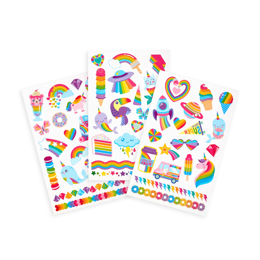 Tattoo Palooza Temporary Tattoos: Over The Rainbow